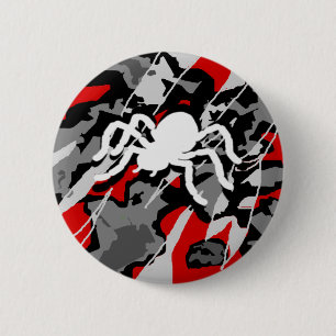 Combat Spider 6 Cm Round Badge
