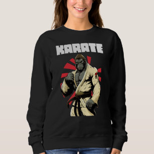 Combat Sports Karate Gorilla  1 Sweatshirt