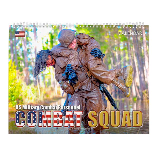 COMBAT SQUAD - US Military Combat Personnel Calendar (Cover)