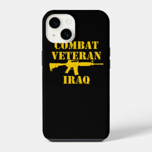 Combat Veteran Iraq Proud Military iPhone 14 Case