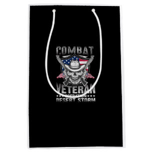 combat veteran operation desert storm medium gift bag