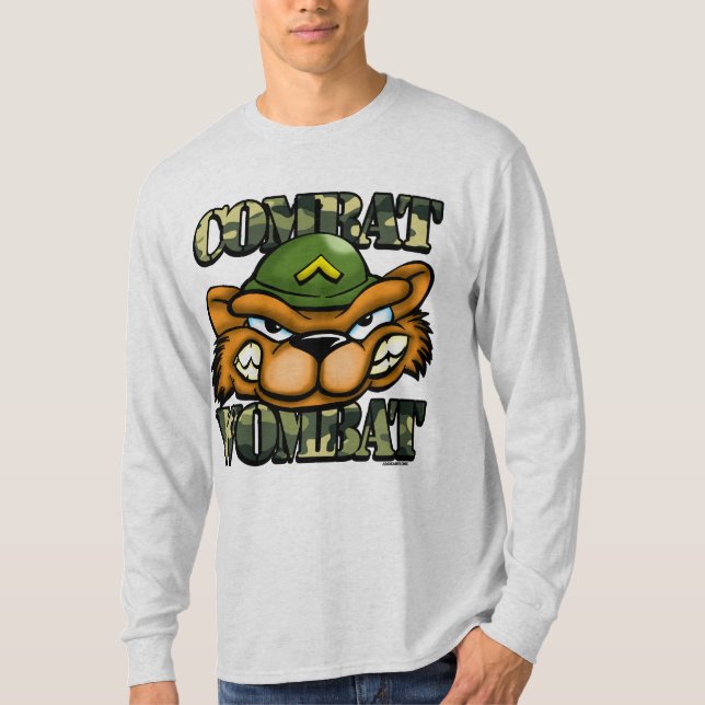 Combat Wombat T-Shirt (Front)
