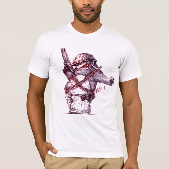 Combat Wombat T-Shirt (Front)