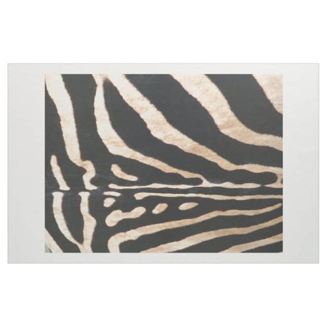 Combed Cotton (56" width) Fabric Zebra Print (Yard)
