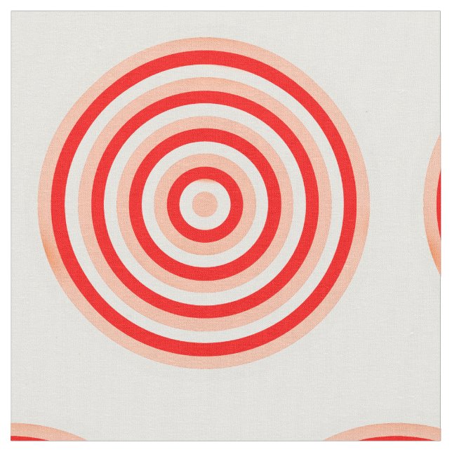 Combed Cotton Fabric with Circular Design (Close Up)