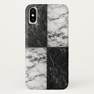Combination White And Black Marble Stone Texture Case-Mate iPhone Case