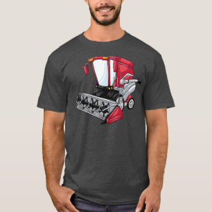 Combine Harvester Farmer Tractor Farm Farming T-Shirt