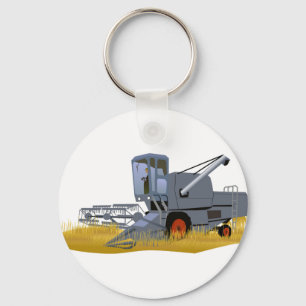 Combine Harvester Key Ring