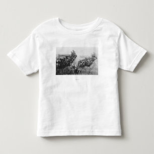 Combine Harvester Scene Toddler T-Shirt