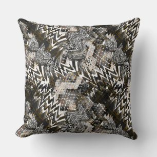 Combined, ethnic, African . Cushion