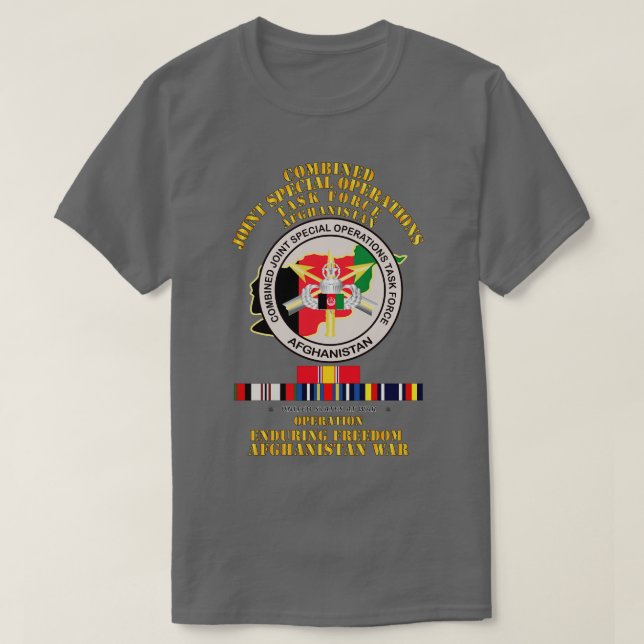 Combined Joint Special Operations Task  OEF Afghan T-Shirt (Design Front)