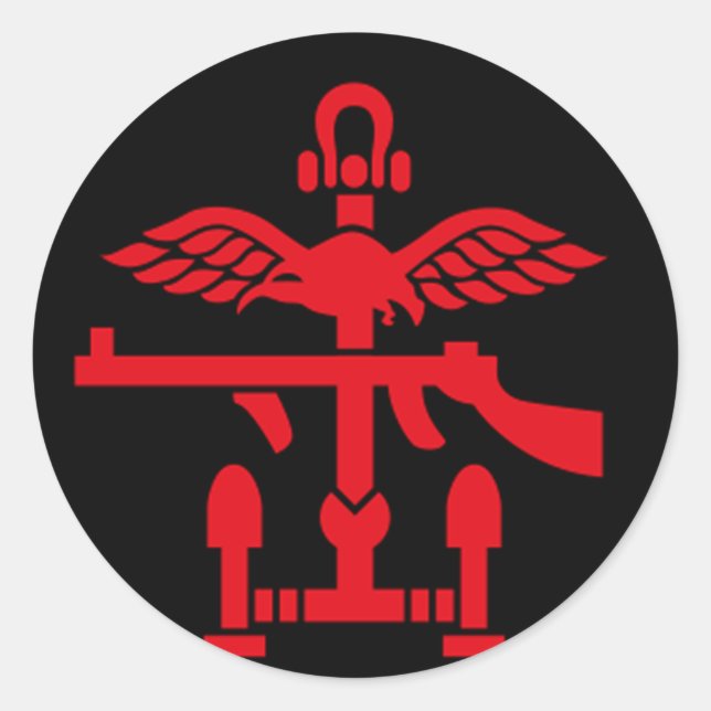 Combined Operations Classic Round Sticker (Front)