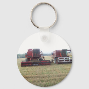 Combines in a Field Key Ring