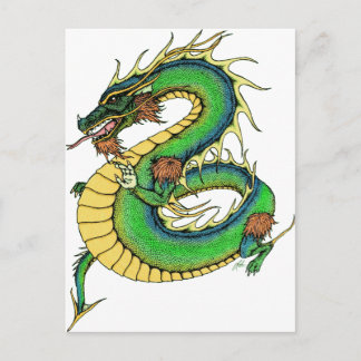Combo Dragon Postcard