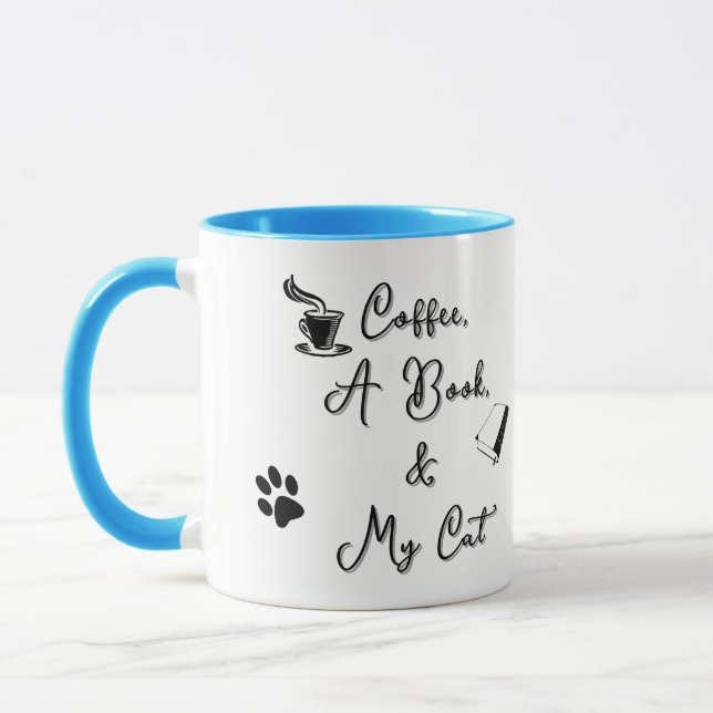 Combo Mug 11 oz (sky blue) (Left)