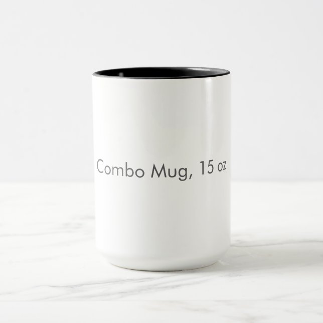 Combo Mug, 15 oz Mug (Center)