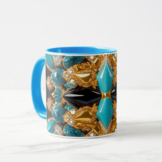 Combo Mug with Bahamas Colours (Front Left)