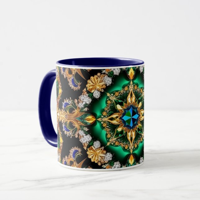 Combo Mug with Brazilian Colours (Front Left)