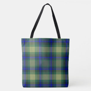 Combo Plaid tote Bag