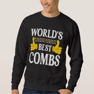 Combs Surname Funny Team Family Last Name World's Sweatshirt