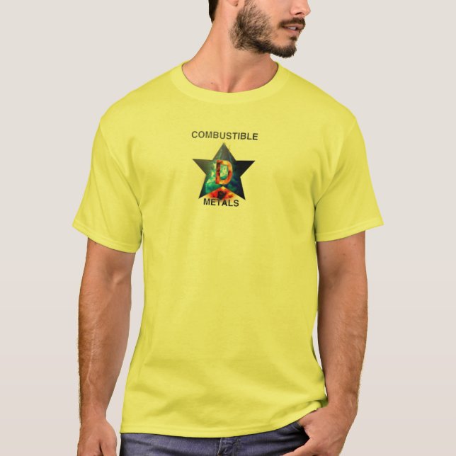 Combustable Metals T-Shirt (Front)