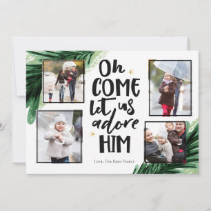 Come Adore Him 4 PH Christmas Photo Card