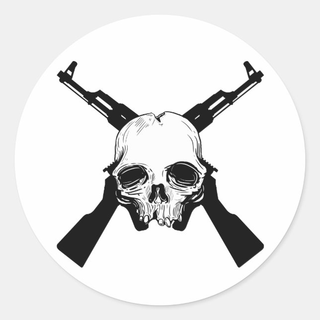 Come and Get 'Em Classic Round Sticker (Front)