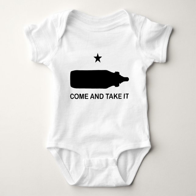 Come and Take it Baby Bodysuit (Front)