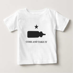 Come and Take It Baby Bottle Black Baby T-Shirt