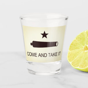 Come and take it Flag (TX) Shot Glass
