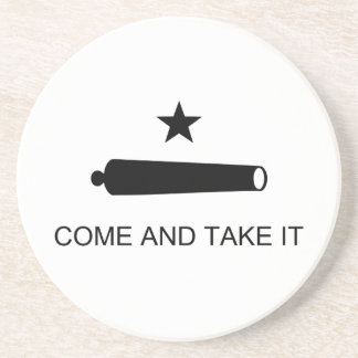 Come And Take It Texas Flag Battle of Gonzales Coaster