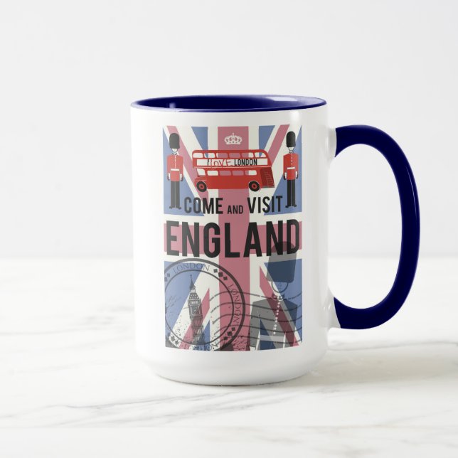 Come and Visit England Mug (Right)