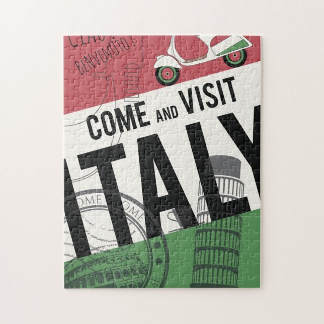 Come and Visit Italy Jigsaw Puzzle (Vertical)
