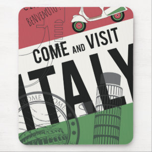 Come and Visit Italy Mouse Pad