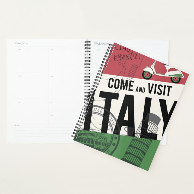 Come and Visit Italy Planner (Display)