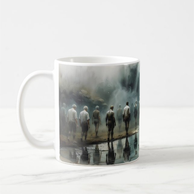 Come As You Are Misty Reflection Art Poster Coffee Mug (Left)