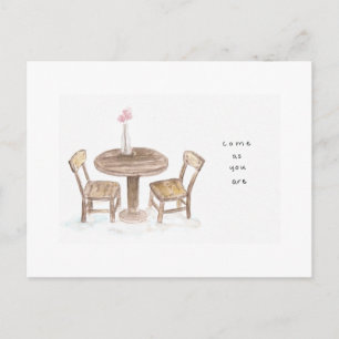 come as you are postcard
