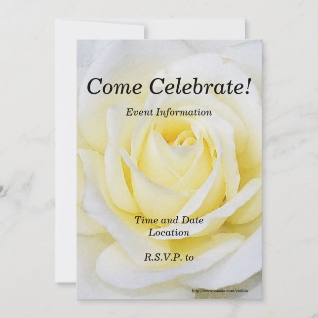 Come Celebrate! Invitation (Front)