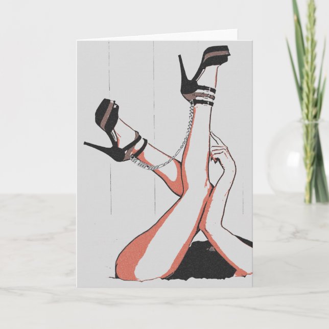 Come dear, let's play some naughty, kinky games! card (Front)