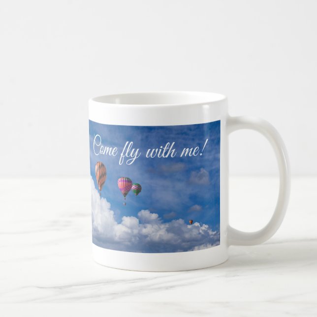 "Come Fly With Me! ♥" Coffee Mug (Right)
