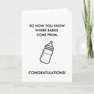 Come From New Baby Card