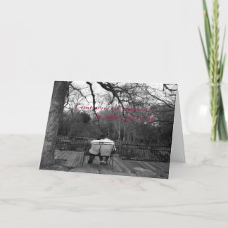 Come grow old with me card