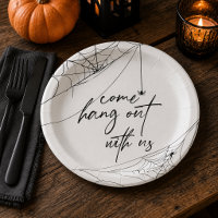 Come Hang Out With Us Spiderweb Halloween