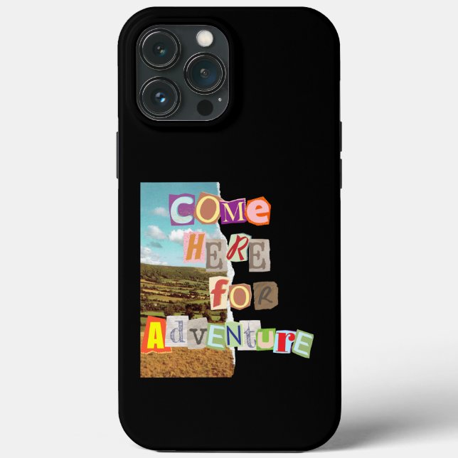 Come here for adventure.bw Case-Mate iPhone case (Back)