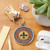 Come Holla! Fleur-de-lis Circle Logo
