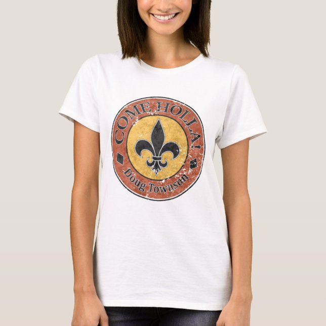 Come Holla! Fleur-de-lis Circle Logo T-Shirt (Front)