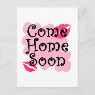 come home soon postcard