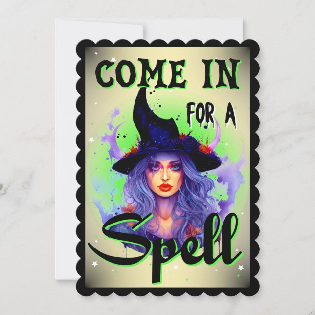 Come in for a Spell _ Halloween   (Front)