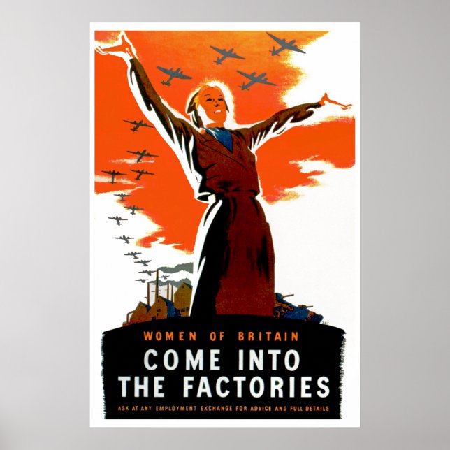 Come Into The Factories Poster (Front)