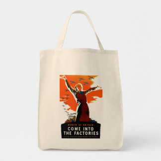 Come Into The Factories Tote Bag
